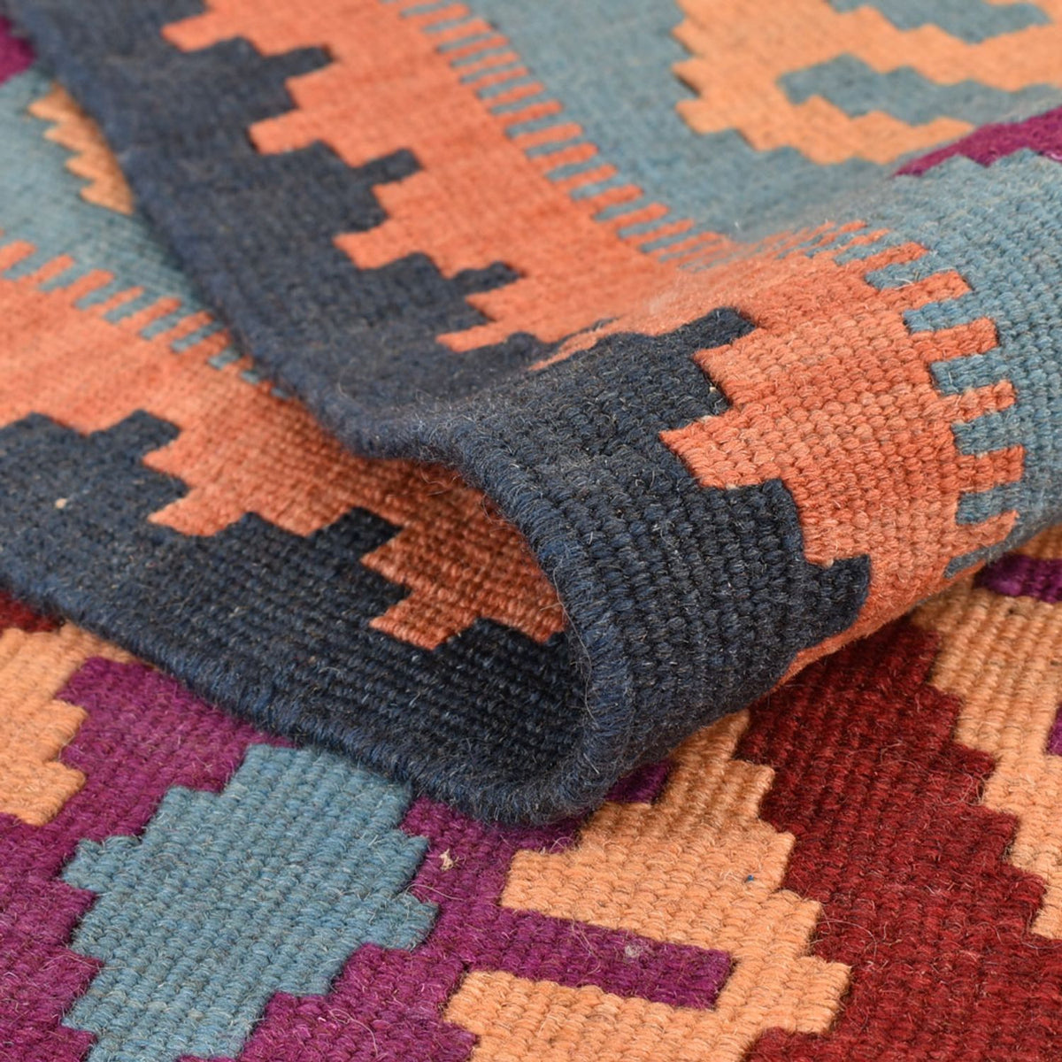 Tapis Kelim - Oriental - 244 x 166 cm - multicolore