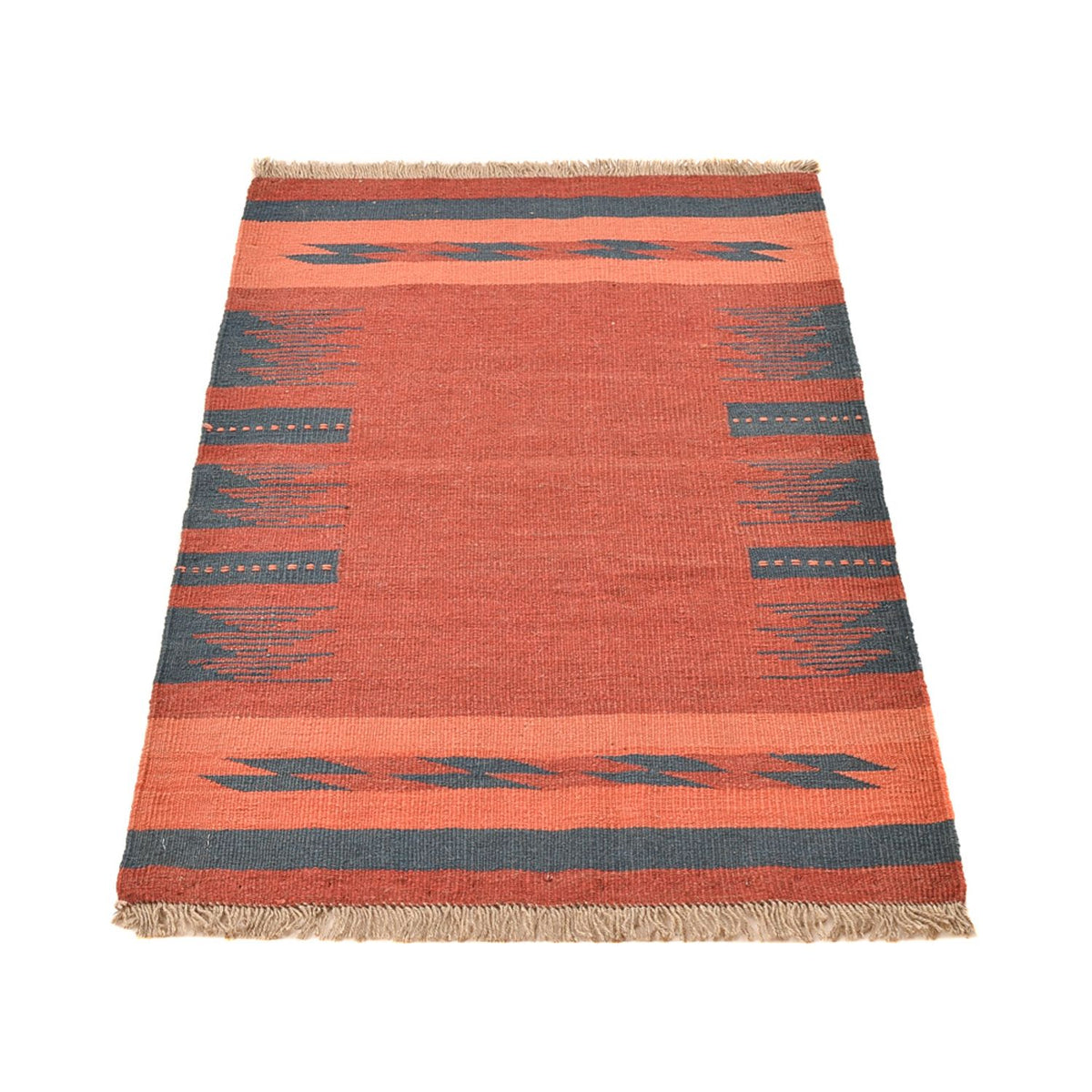 Tapis Kelim - Tendance - 89 x 73 cm - multicolore