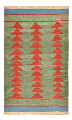 Tapis Kelim - Tendance - 150 x 98 cm - multicolore