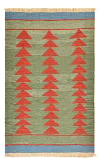 Tapis Kelim - Tendance - 150 x 98 cm - multicolore