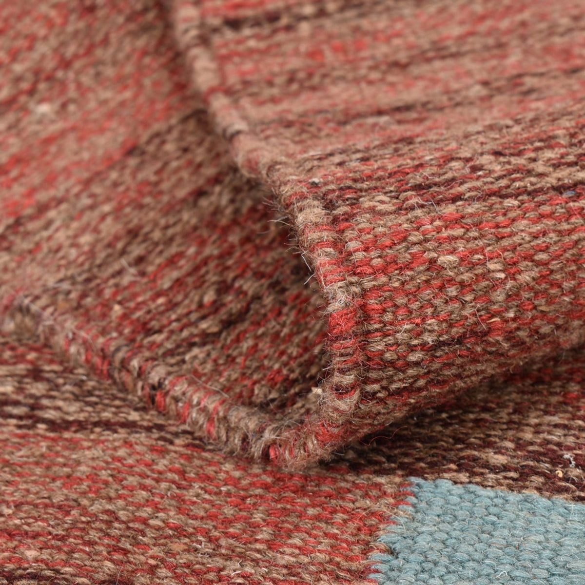 Tapis Kelim - Tendance - 148 x 115 cm - multicolore