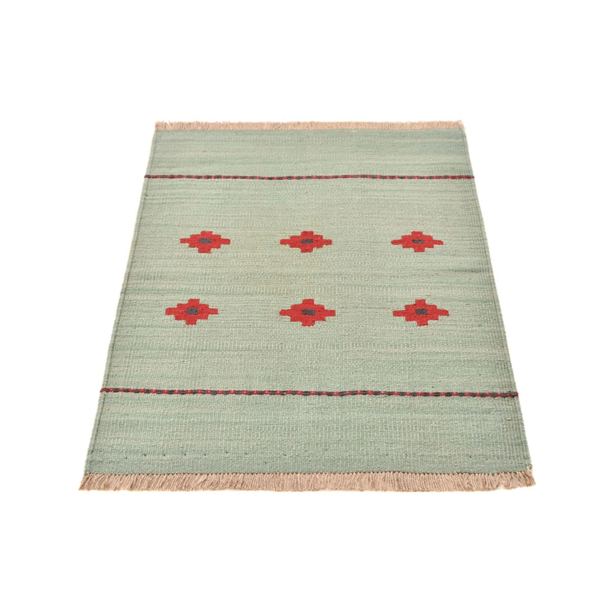 Tapis Kelim - Tendance - 119 x 80 cm - multicolore
