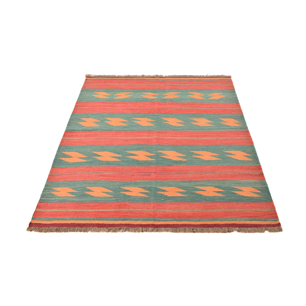Tapis Kelim - Tendance - 212 x 146 cm - multicolore