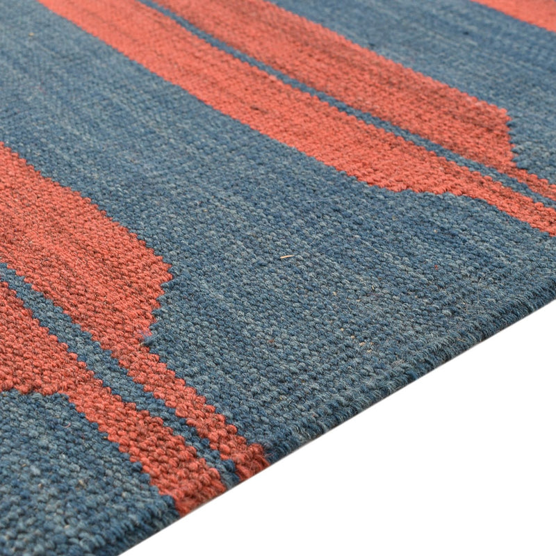 Tapis Kelim - Tendance - 204 x 159 cm - multicolore