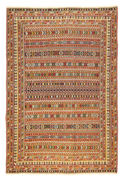 Afshar Sirjan Tapis 194x287cm - Tapis persan