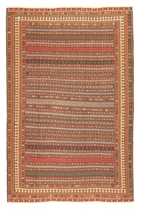Tapis persan - Nomadic - 273 x 151 cm - multicolore