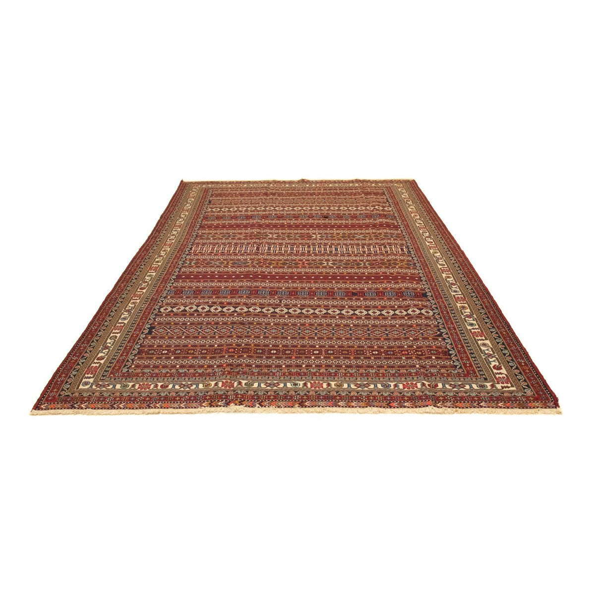 Afshar Sirjan Tapis 196x293cm - Tapis persan