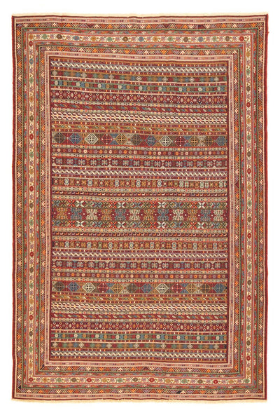Afshar Sirjan Tapis 199x302cm - Tapis persan