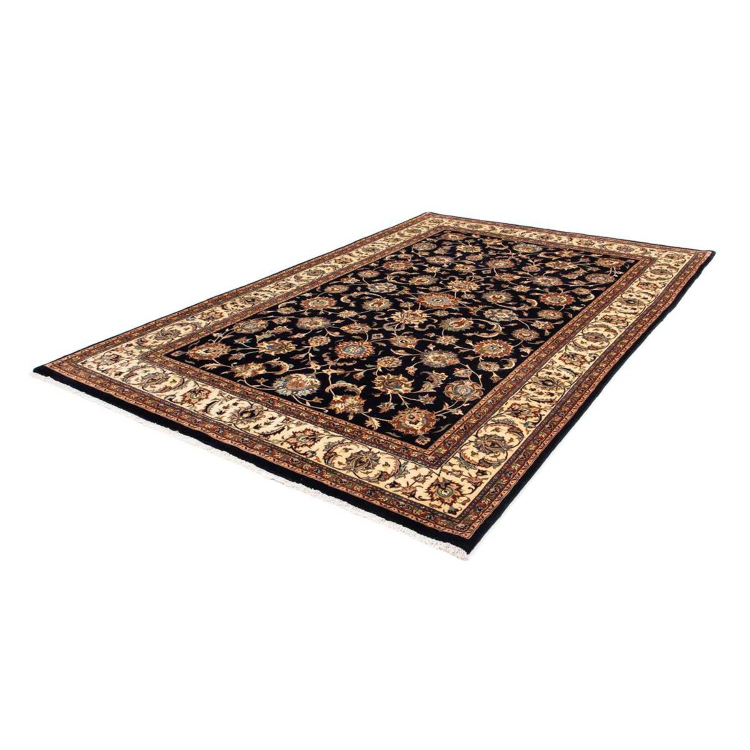 Tapis persan - Classique - 300 x 196 cm - bleu foncé