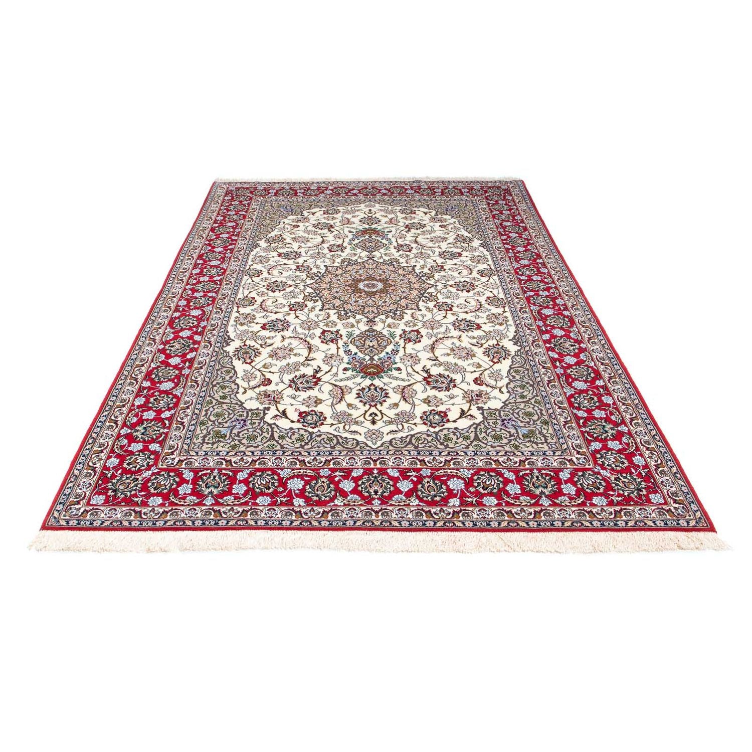 Tapis persan - Isfahan - Premium - 248 x 159 cm - beige