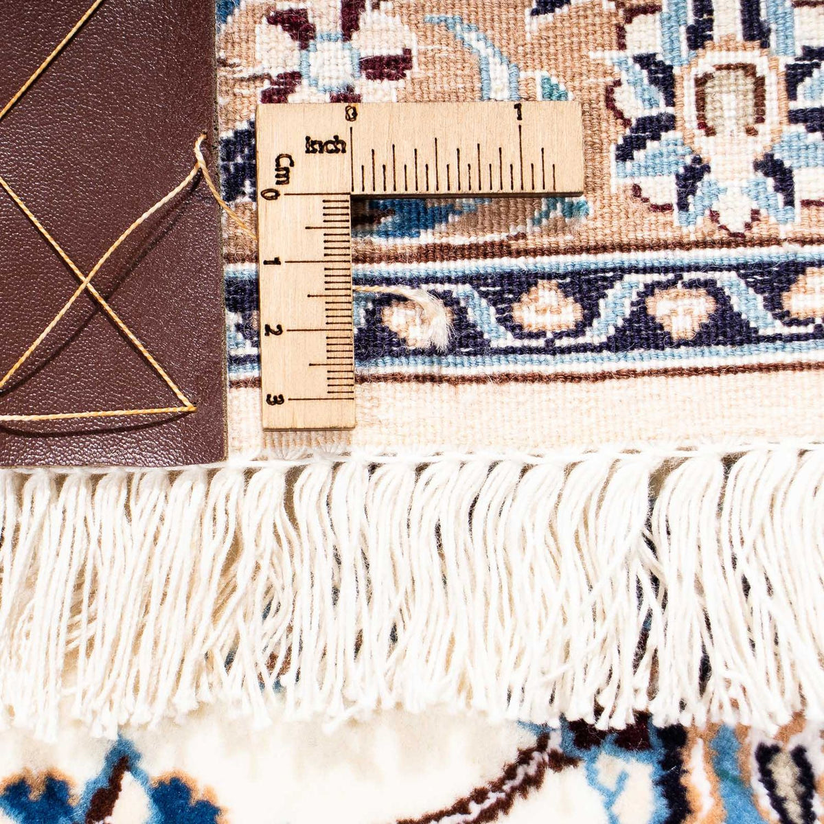 Tapis persan - Nain - Premium - 252 x 157 cm - beige