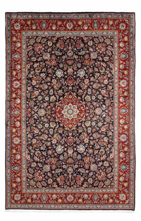 Tapis persan - Royal - 302 x 210 cm - bleu foncé