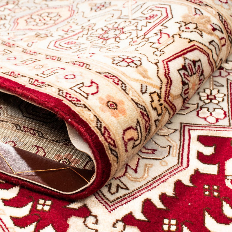 Tapis persan - Tabriz - Royal - 300 x 200 cm - rouge foncé