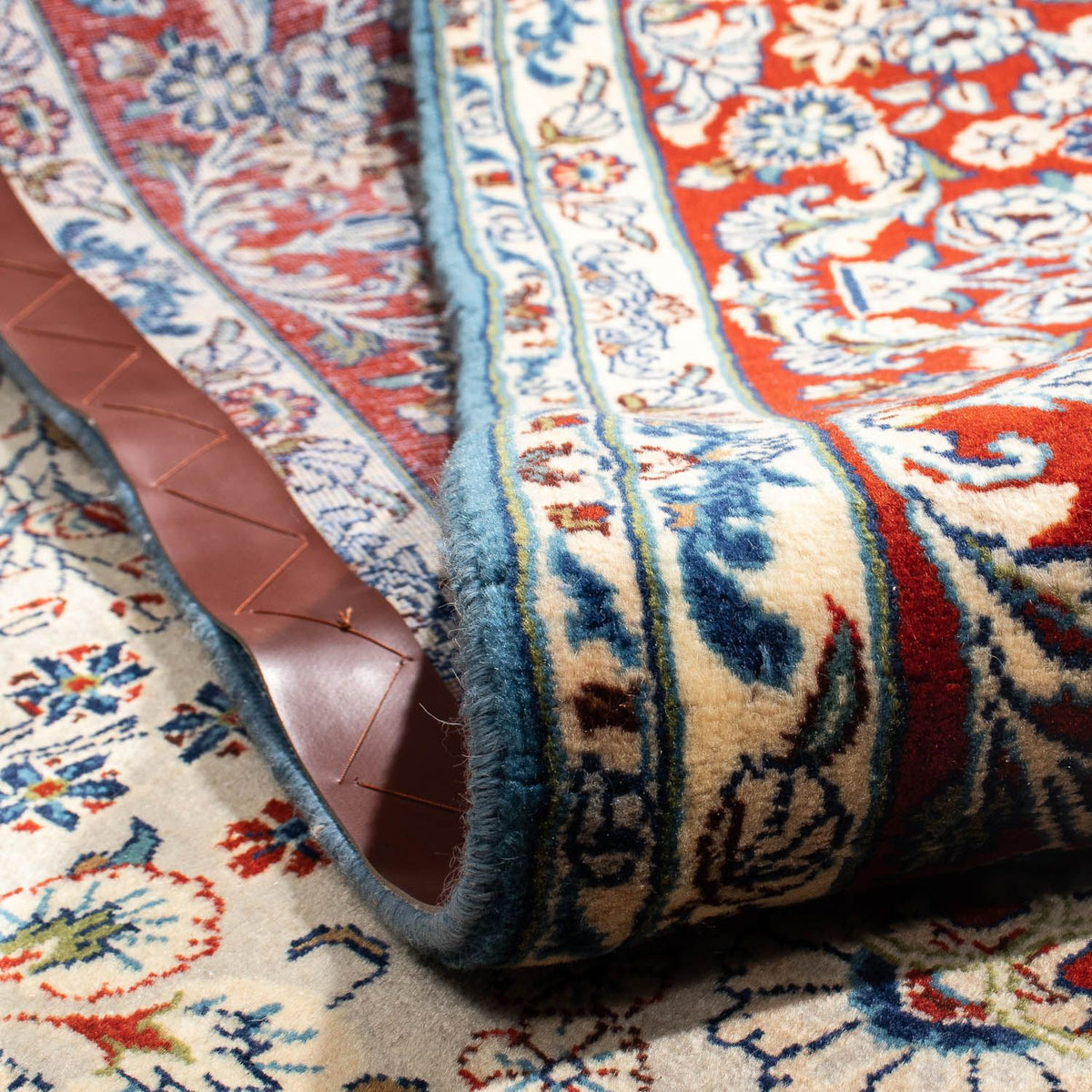 Tapis persan - Keshan - 334 x 205 cm - beige