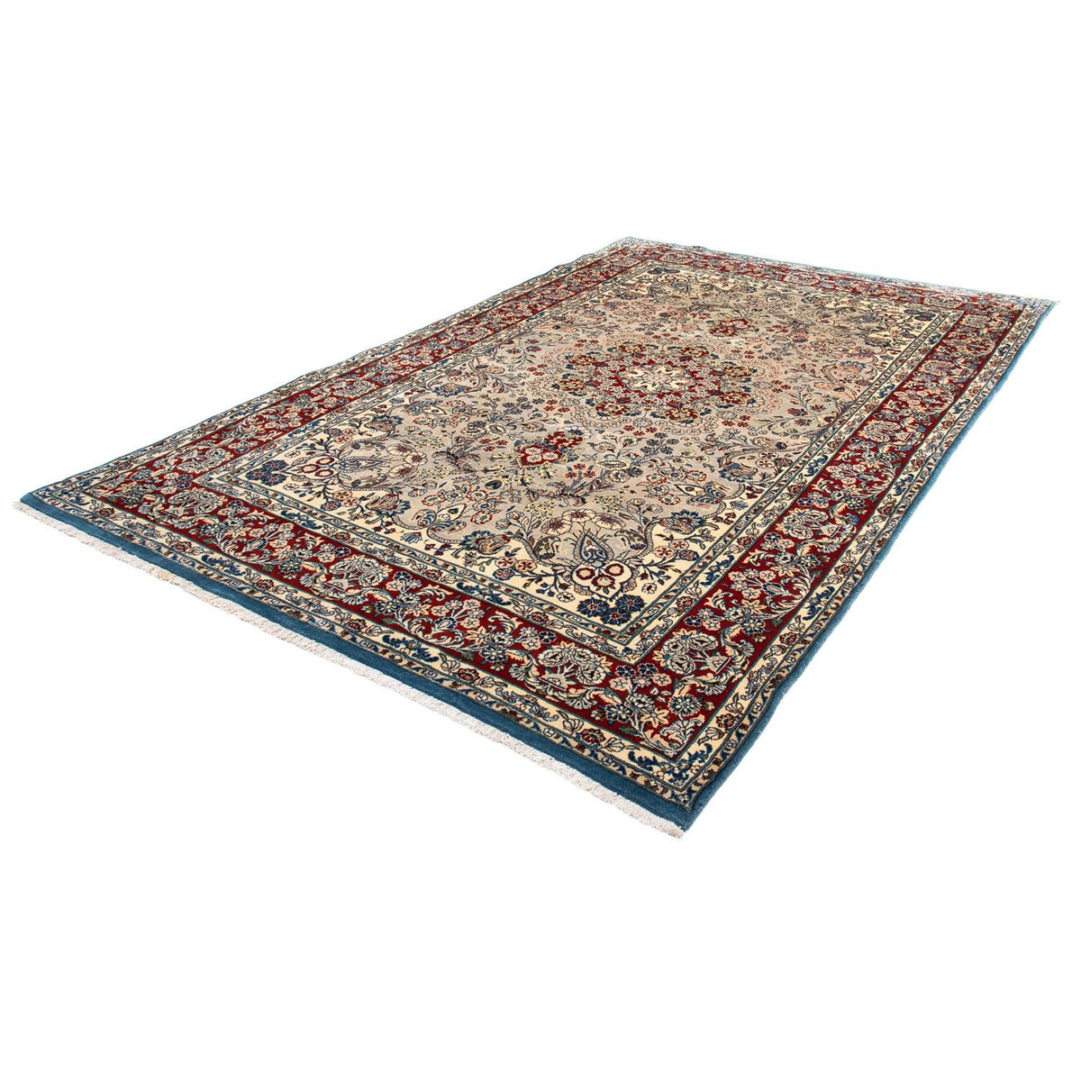 Tapis persan - Keshan - 334 x 205 cm - beige