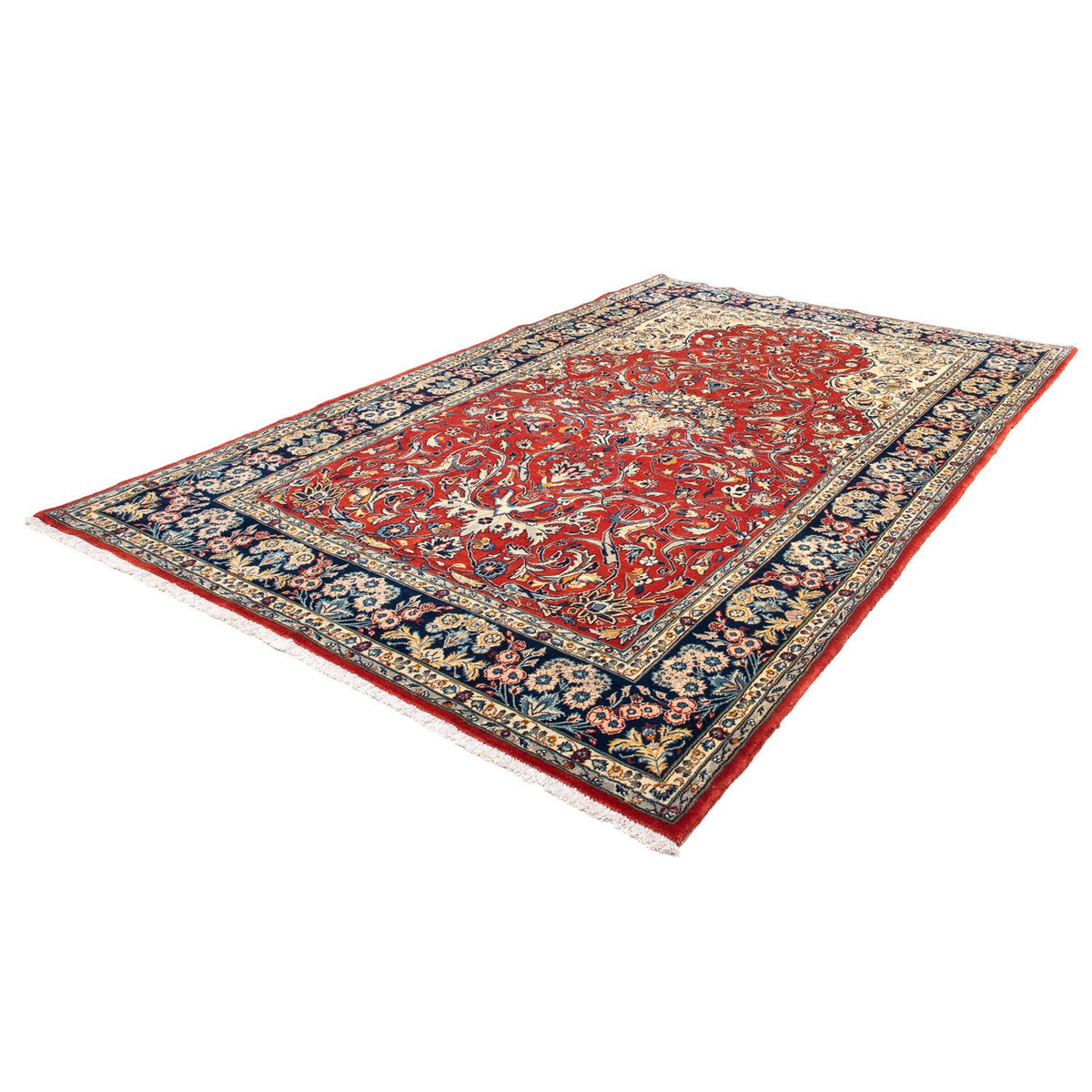 Tapis persan - Royal - 330 x 202 cm - rouge foncé