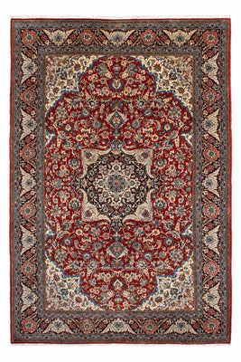 Tapis persan - Keshan - 300 x 205 cm - rouge foncé