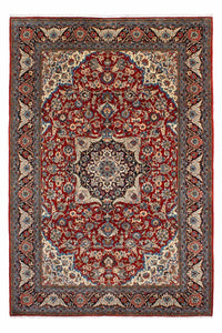 Tapis persan - Keshan - 300 x 205 cm - rouge foncé