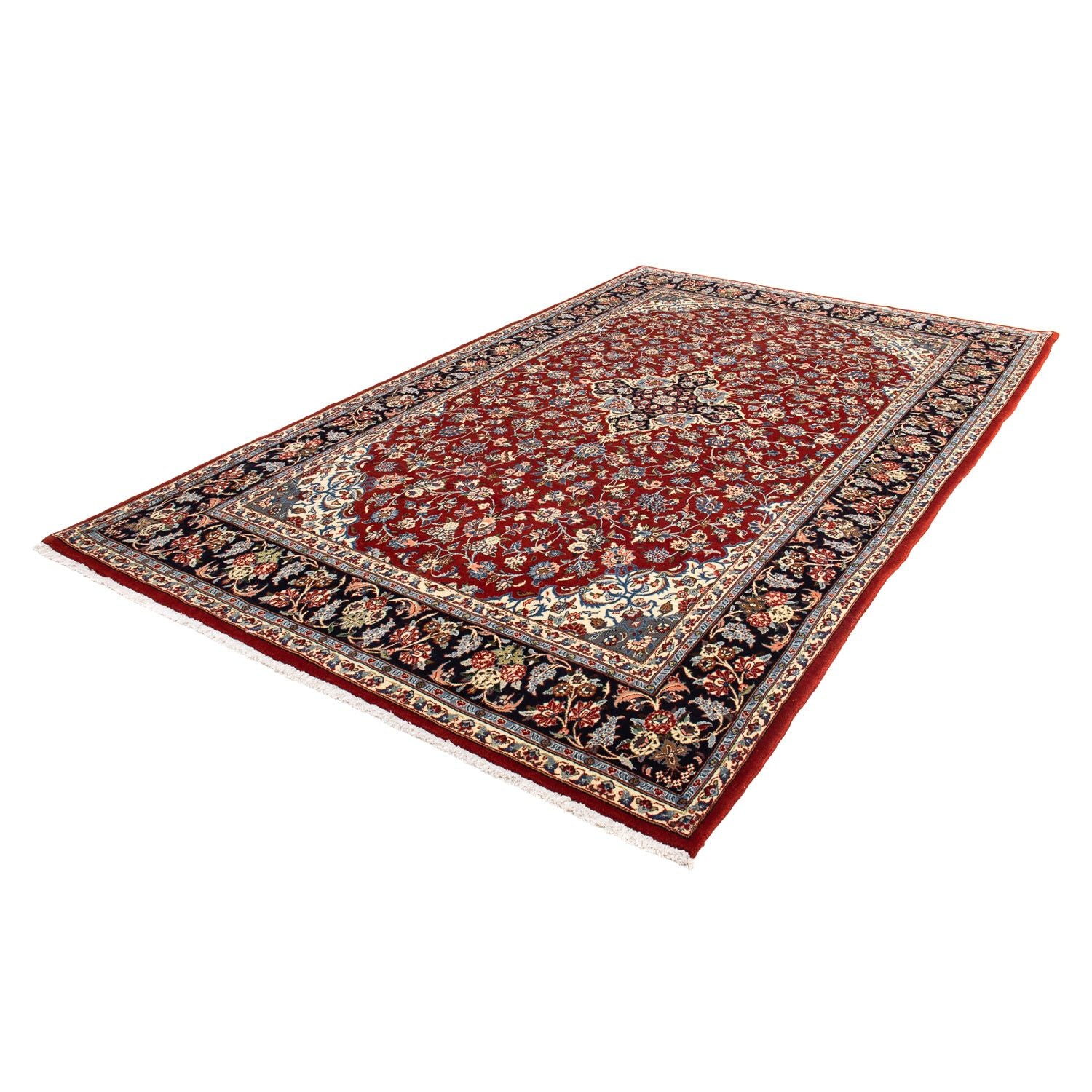 Tapis persan - Classique - 298 x 178 cm - rouge foncé