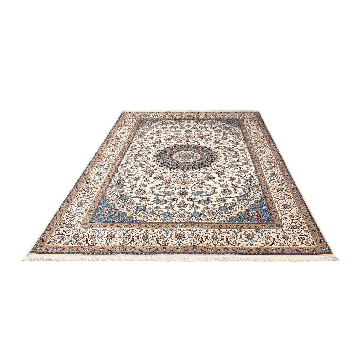 Tapis persan - Nain - Premium - 263 x 172 cm - beige