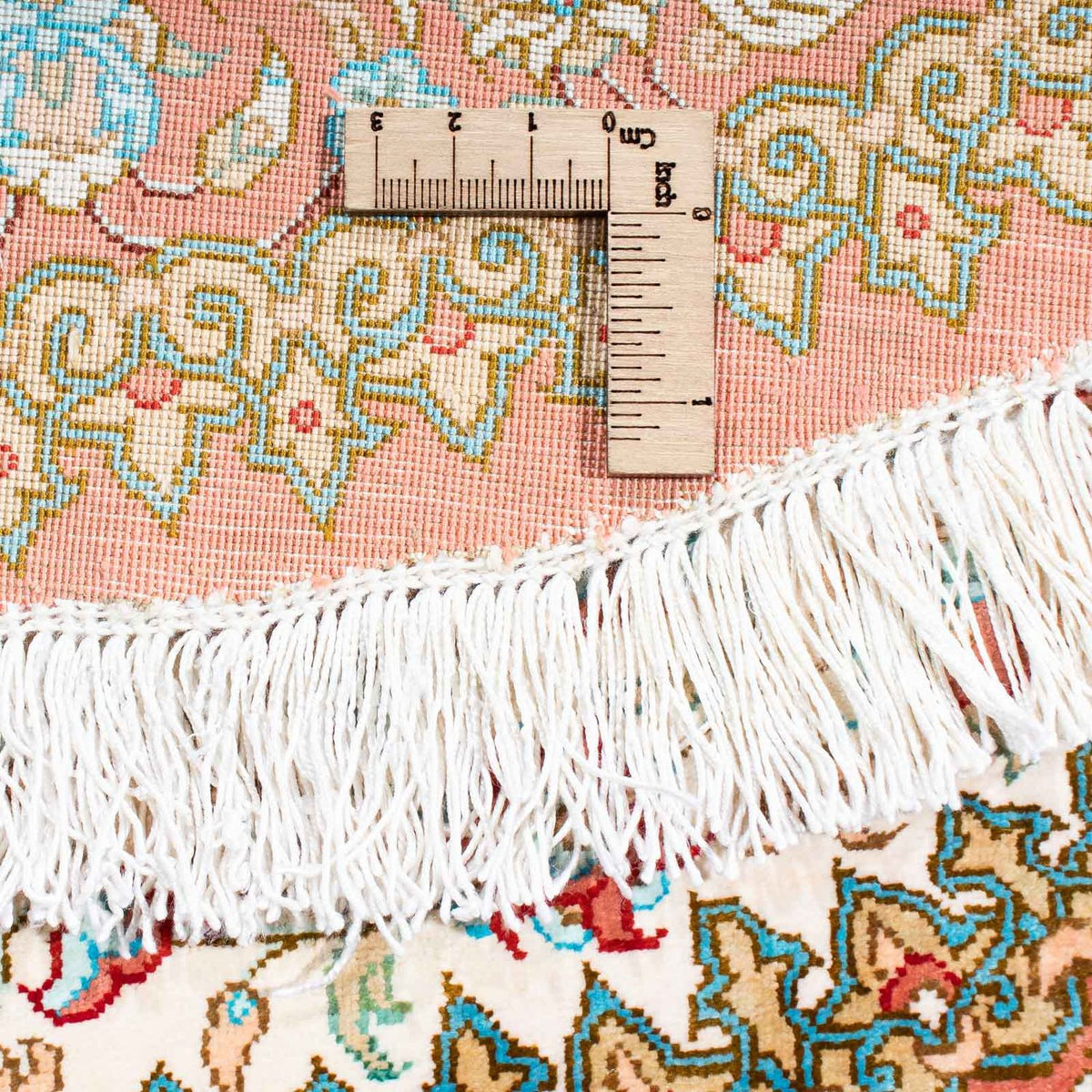 Tapis persan - Ghom ovale  - 120 x 76 cm - beige