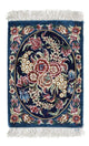 Tapis de Qom en soie Tapis 40x28cm - Tapis persan