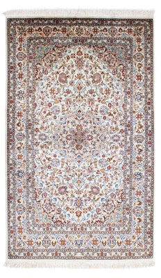 Tapis persan - Ghom - 163 x 98 cm - beige
