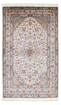Tapis persan - Ghom - 163 x 98 cm - beige