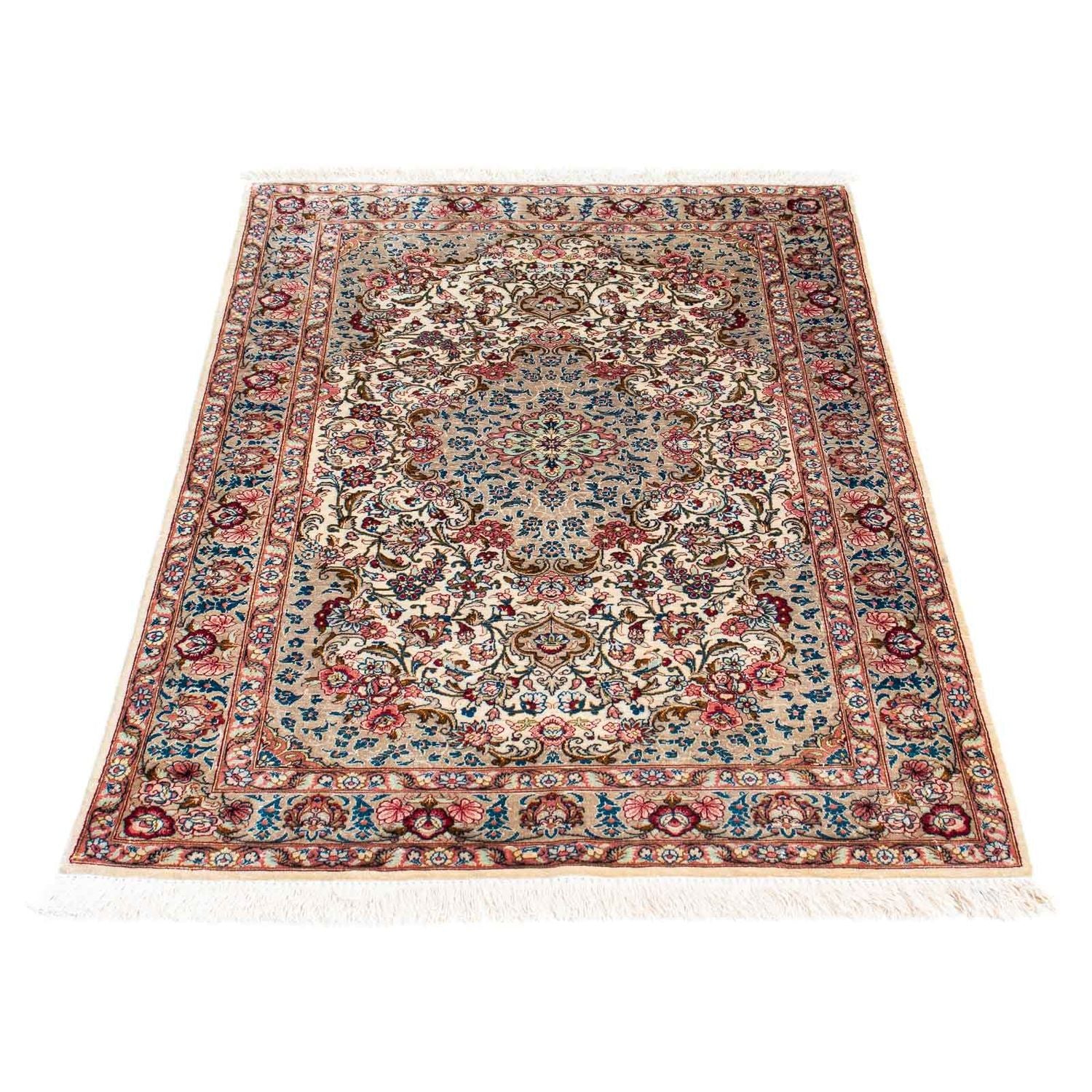 Tapis persan - Ghom - 120 x 80 cm - beige