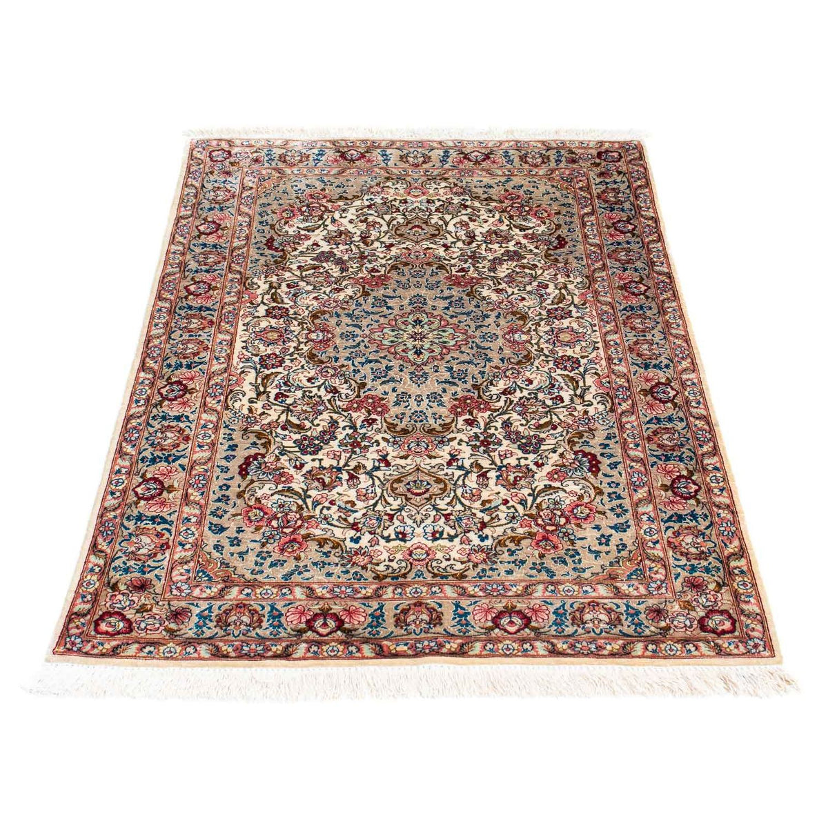 Tapis persan - Ghom - 120 x 80 cm - beige