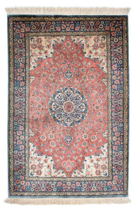Tapis persan - Ghom - 121 x 78 cm - rouille