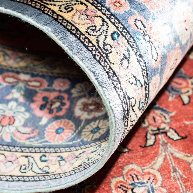 Tapis persan - Ghom - 121 x 78 cm - rouille