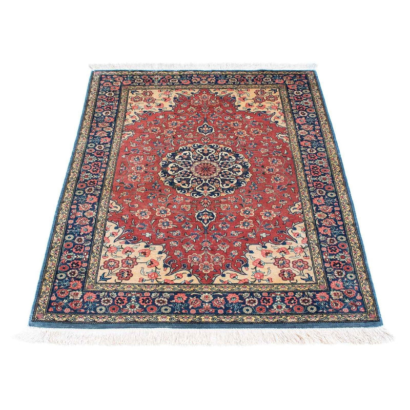 Tapis persan - Ghom - 121 x 78 cm - rouille