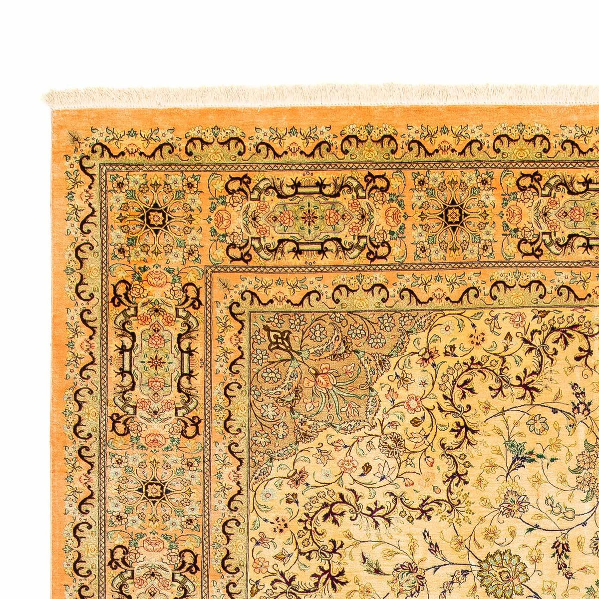 Tapis persan - Ghom - 324 x 198 cm - beige