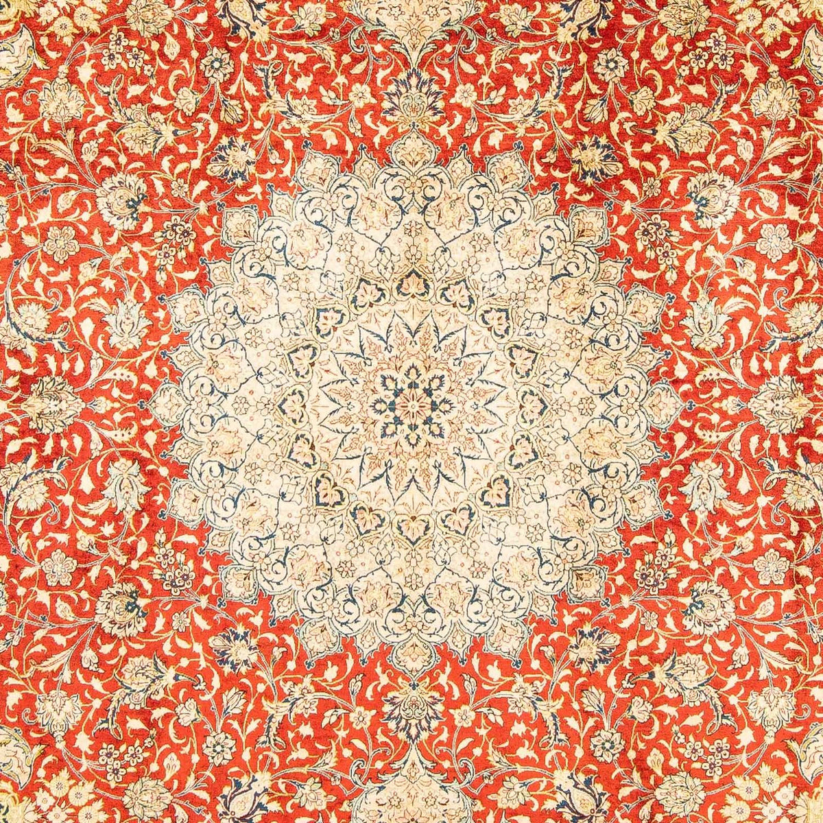 Tapis persan - Ghom - 296 x 196 cm - rouille