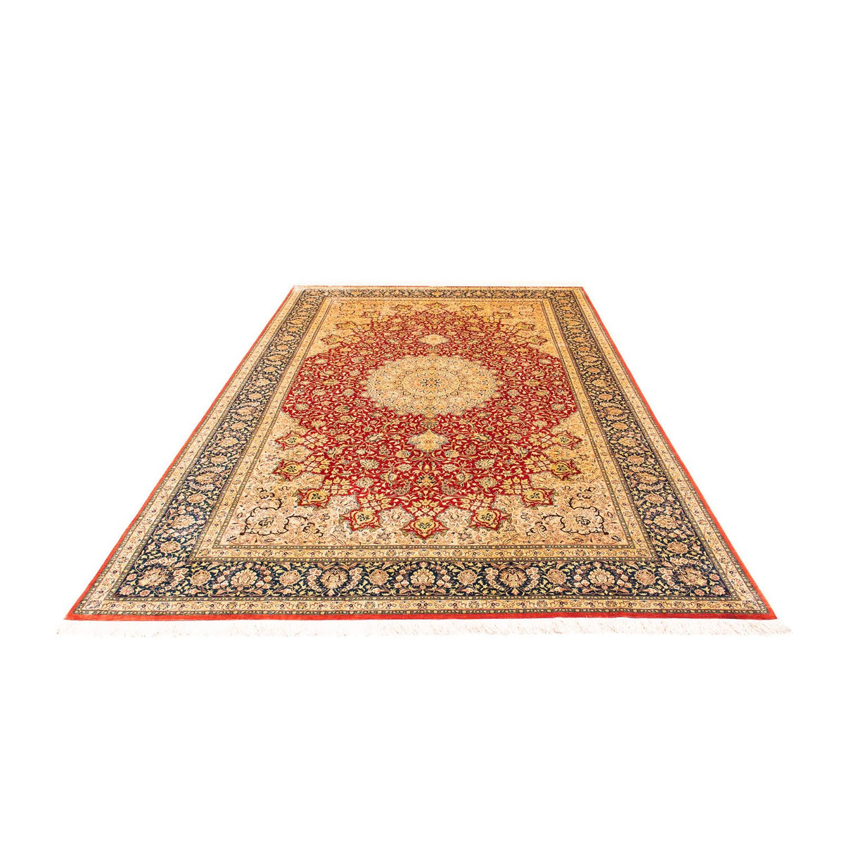 Tapis persan - Ghom - 296 x 196 cm - rouille