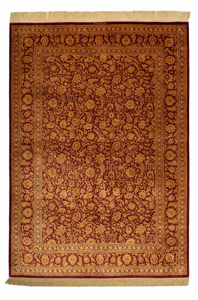 Tapis de Qom en soie Tapis 132x216cm - Tapis persan