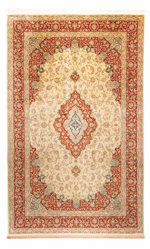 Tapis persan - Ghom - 312 x 198 cm - rouge