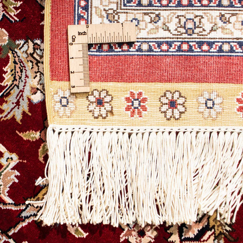 Tapis oriental - Hereke - 276 x 185 cm - rouge foncé