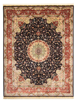 Tapis oriental - Hereke - 402 x 303 cm - rouge foncé