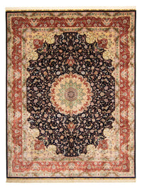Tapis oriental - Hereke - 402 x 303 cm - rouge foncé
