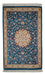 Tapis persan - Ghom - 92 x 57 cm - bleu foncé