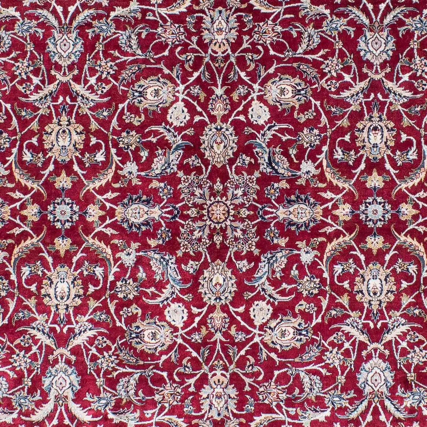 Tapis oriental - Hereke - 246 x 170 cm - rouge foncé