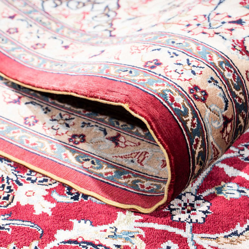 Tapis oriental - Hereke - 246 x 170 cm - rouge foncé