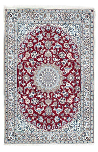 Tapis persan - Nain - Royal - 173 x 114 cm - rouge foncé