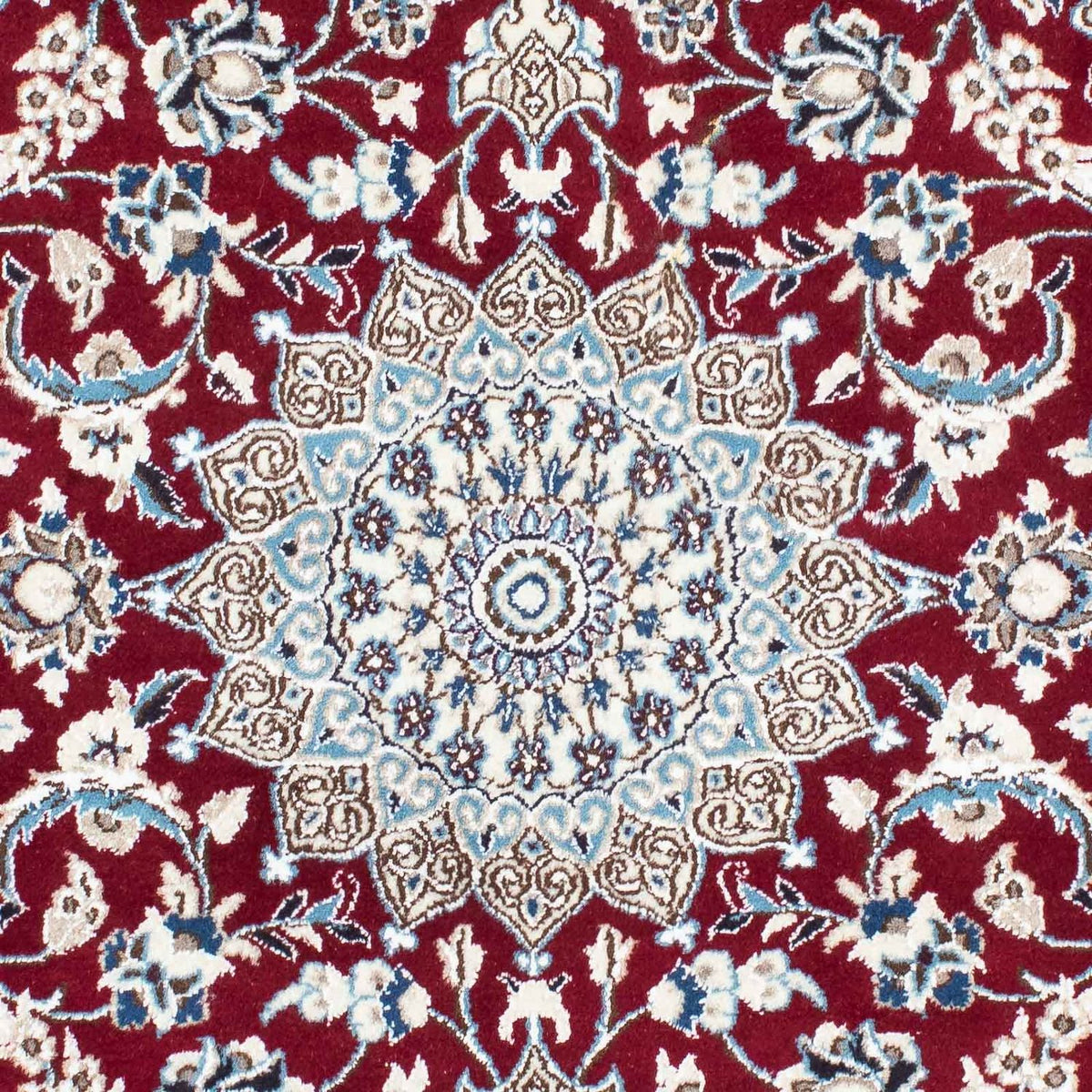 Tapis persan - Nain - Royal - 173 x 114 cm - rouge foncé
