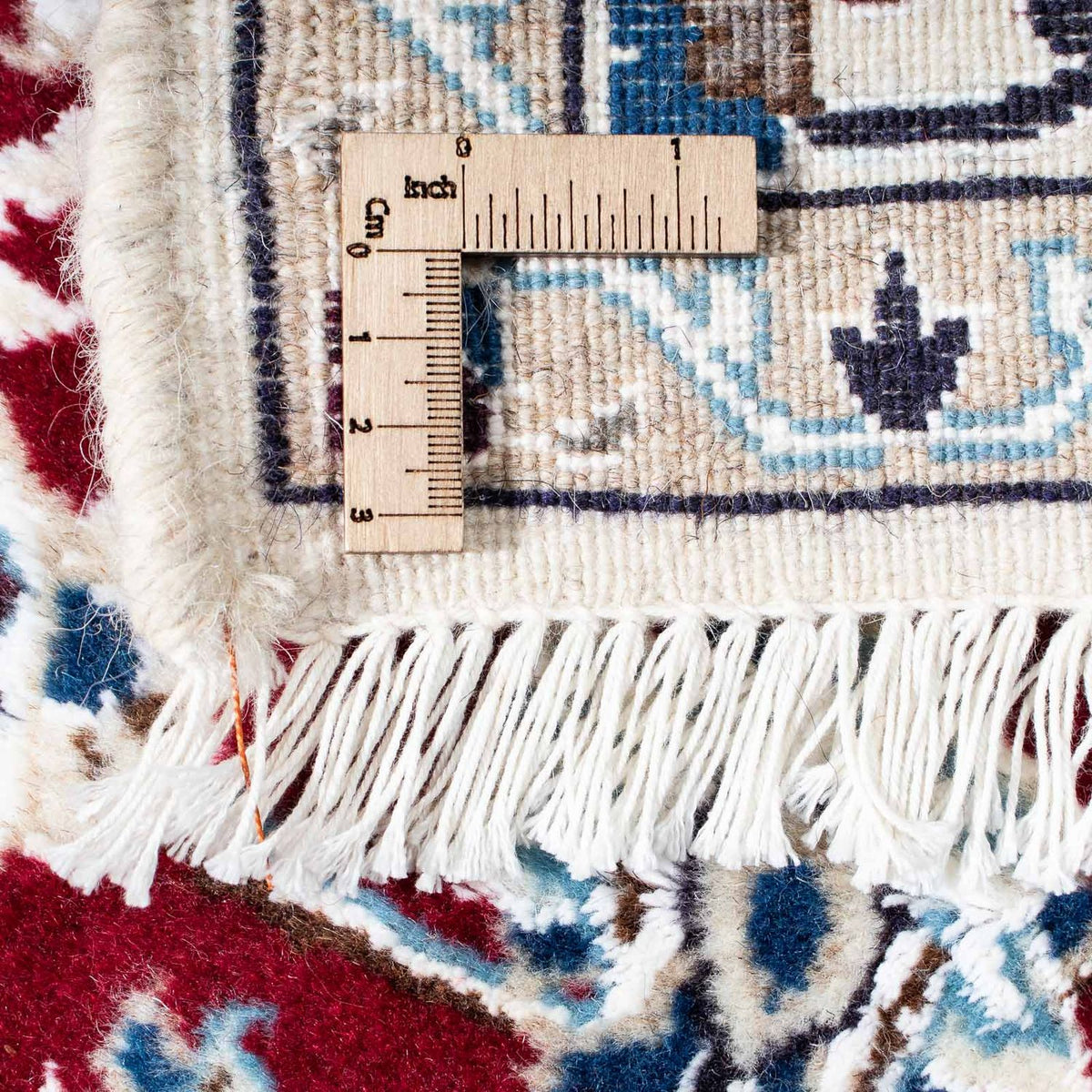 Tapis persan - Nain - Royal - 173 x 114 cm - rouge foncé