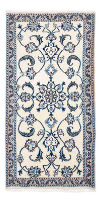Tapis persan - Nain - 135 x 69 cm - beige