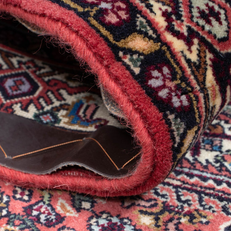 Tapis de couloir Tapis persan - Bidjar - 298 x 88 cm - rouge foncé