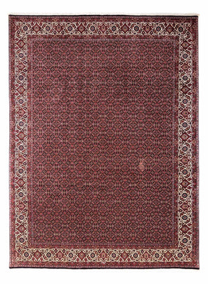 Tapis persan - Bidjar - 346 x 250 cm - rouge foncé